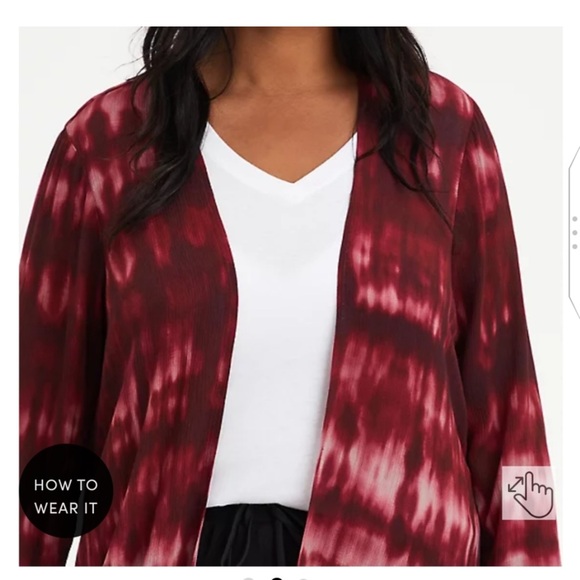 Torrid 2X kimono - Picture 2 of 8
